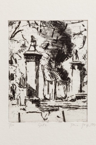 intaglio print on paper by Jane Joseph
