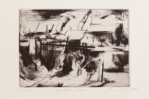 intaglio print on paper by Jane Joseph
