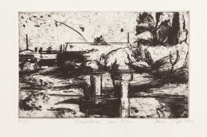 intaglio print on paper by Jane Joseph