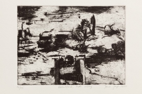 intaglio print on paper by Jane Joseph