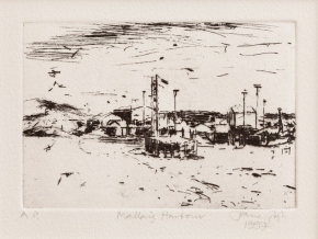 intaglio print on paper by Jane Joseph