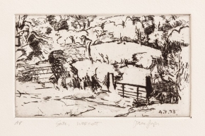 intaglio print on paper by Jane Joseph