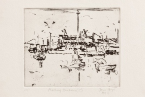 intaglio print on paper by Jane Joseph