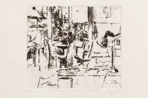 intaglio print on paper by Jane Joseph
