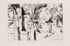 intaglio print on paper by Jane Joseph