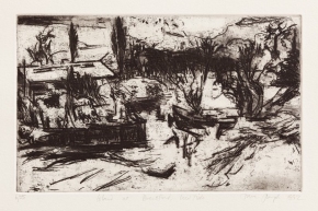 intaglio print on paper by Jane Joseph