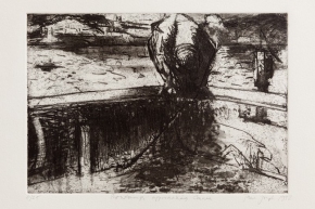 intaglio print on paper by Jane Joseph